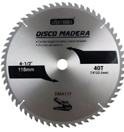DMA117 – DISCO MADERA 115x40D